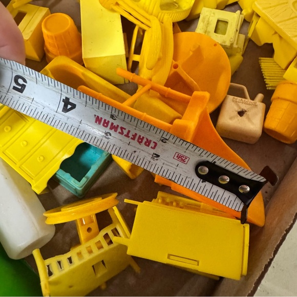 Yellow and Blue Kids Toy Set dollhouse furniture miniatures vintage - Picture 12 of 15